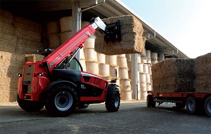 telehandler operation in agriculture
